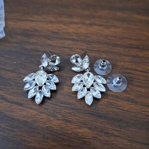 Swarovski Silver Crystal Earrings